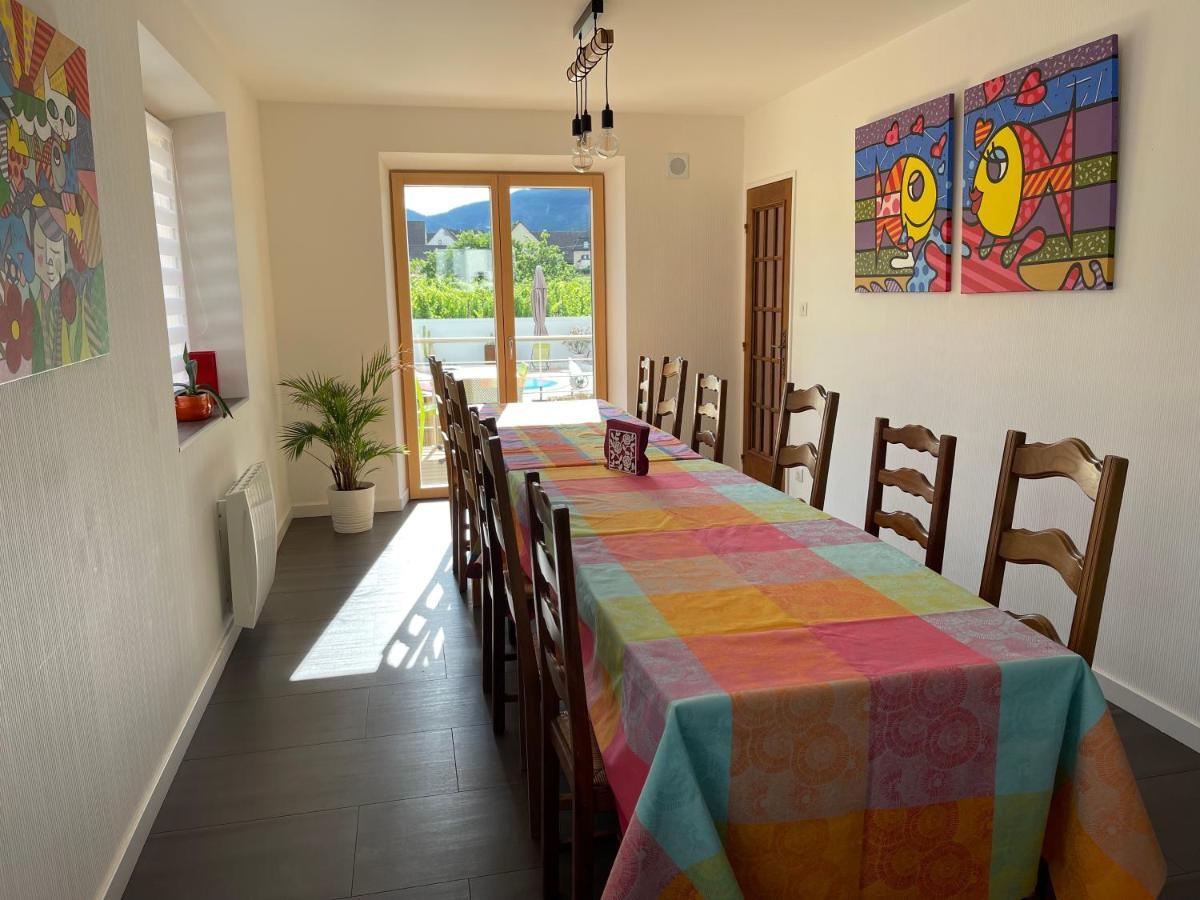 Alsacebnb - Gite 12 Personnes Dans Le Vignoble - Piscine Privee & Spa Ammerschwihr Luaran gambar
