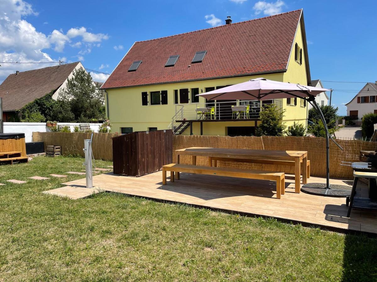 Alsacebnb - Gite 12 Personnes Dans Le Vignoble - Piscine Privee & Spa Ammerschwihr Luaran gambar
