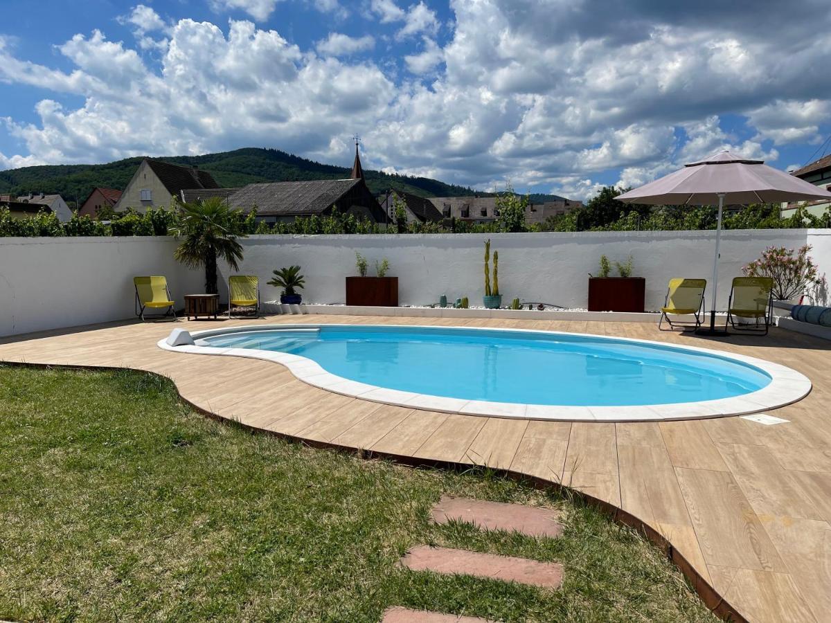 Alsacebnb - Gite 12 Personnes Dans Le Vignoble - Piscine Privee & Spa Ammerschwihr Luaran gambar